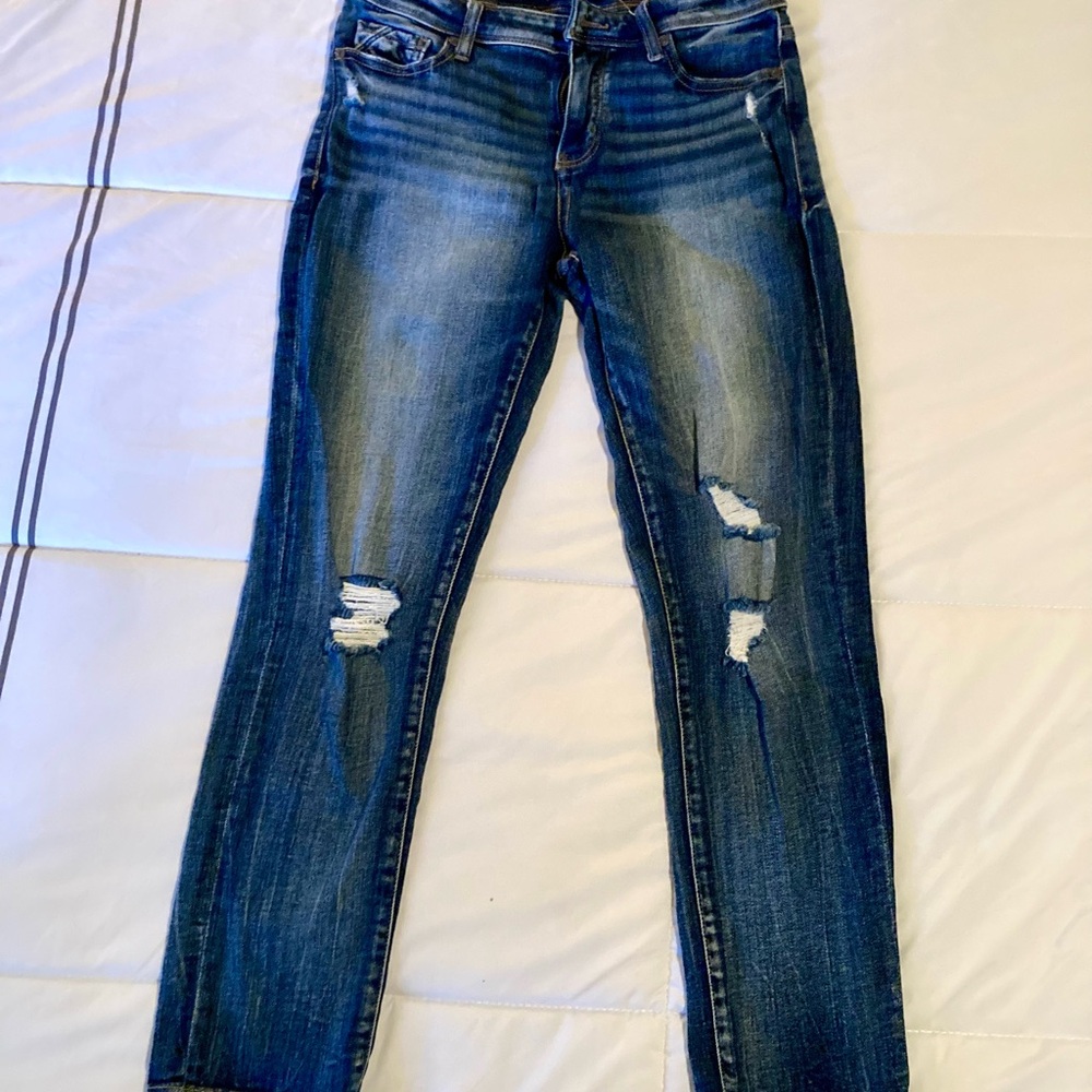 Buckle Women's Dark Blue Straight Leg Jeans